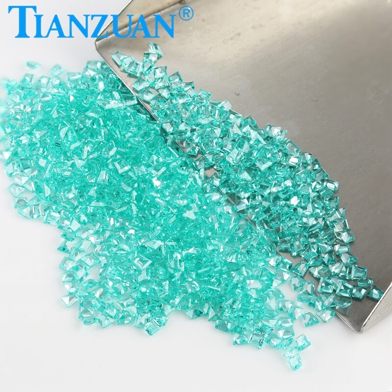 Small Size Trapezoid Shape YAG Paraiba Color Yttrium Aluminum Garnet Loose gems