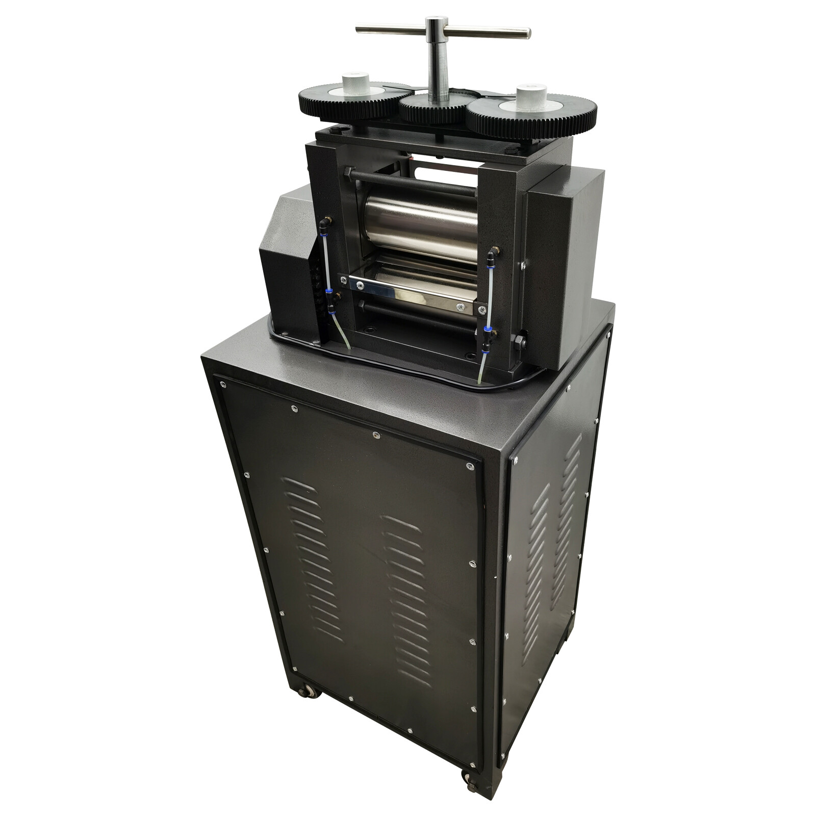 110V Electric Rolling Mill Jewelry Gold Making Flake Machine Metal Roller 3HP