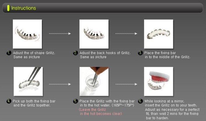 Men’s Hip Hop Molding Wax Fitting Silicone Fixing Bar For Top Teeth Grillz 2Pcs