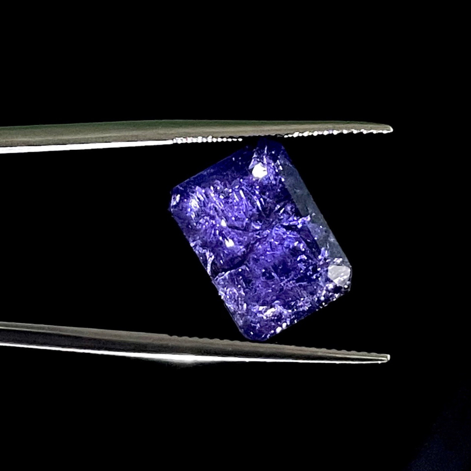 Certified 13.90 Cts Natural Tanzanite Emerald Cut Vibrant Blue A+ Loose Gemstone