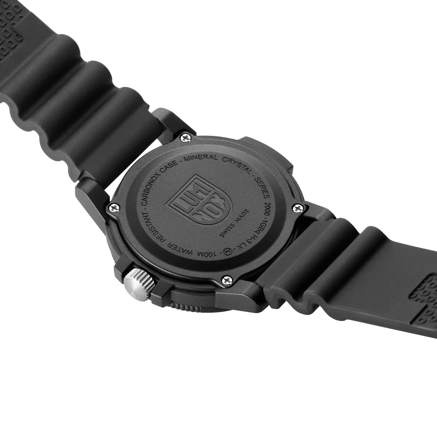 Luminox Sea Bass CARBONOX X2.2001 Men’s Rubber Strap Black Dial Watch ⌚