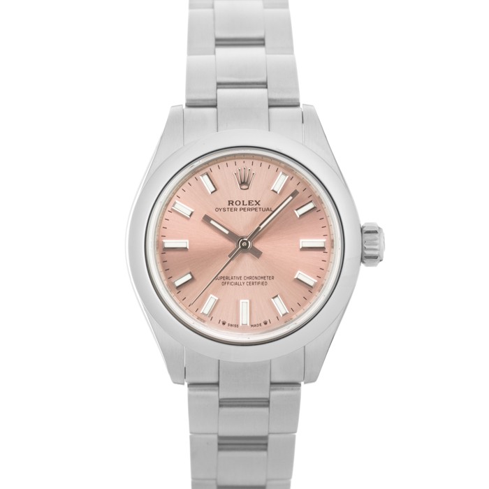 ROLEX Oyster Perpetual 28 276200 Pink Warranty 2021 Box/Paper