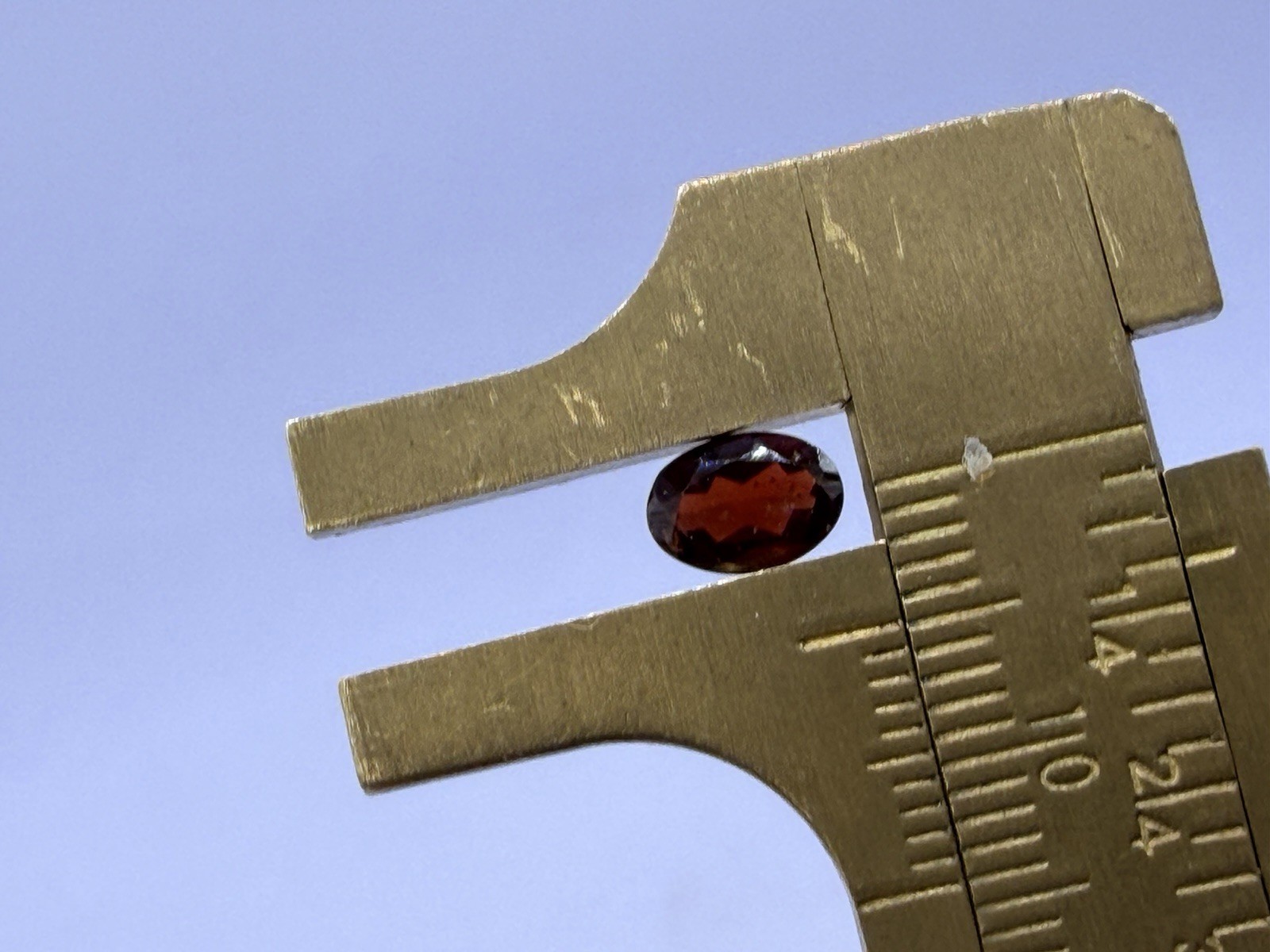 24ctw Cut Gemstones Red Garnet 5x7mm Estate Jewelry Making Lot 27 Pcs