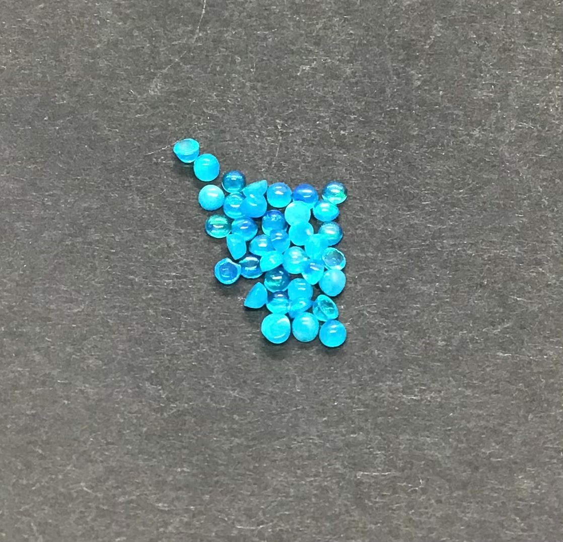 Ethiopian Opal Flat Back Natural Paraiba Fire Round AAA Loose Gemstone Jewelry