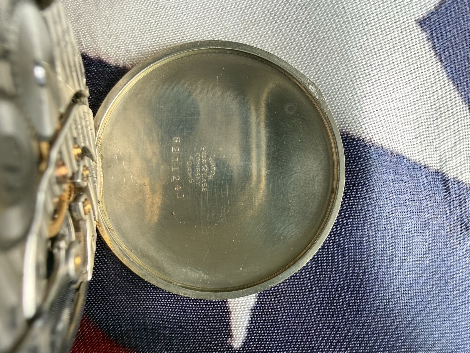 Nearly NOS Antique 1927 South Bend Gr. 429 19J Sz12 pocket watch – Adams Case!