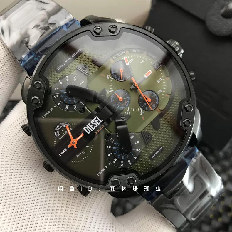 Brand new genuine DZ7477 men’s MR. DADDY 2.0 chronograph watch with metal strap