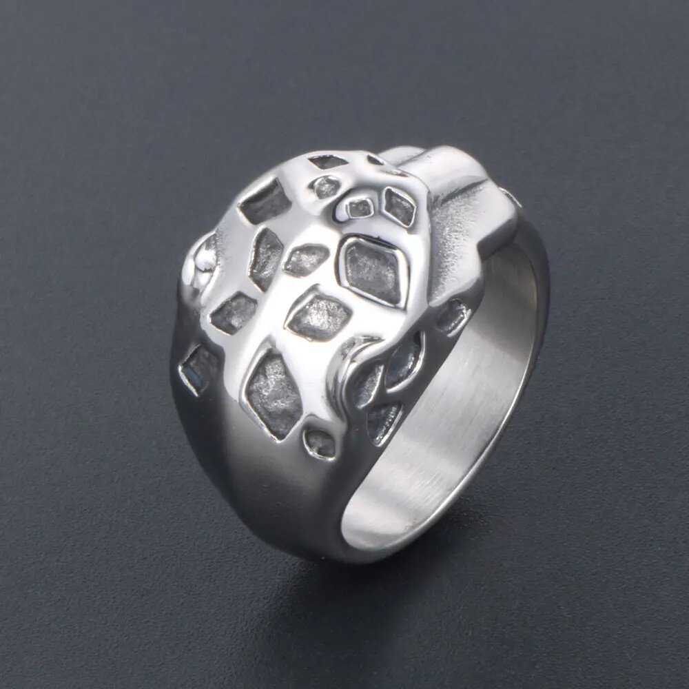 Personality Trend Animal Leopard Head Domineering Men’s Style Rings Size 7-12