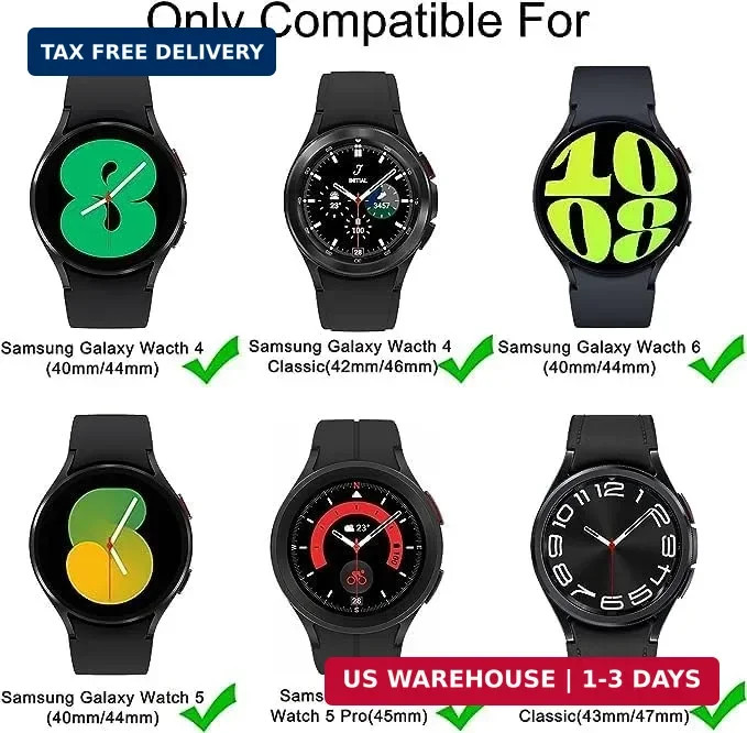 2 Packs Cartoon Two-Tone Engraved 20mm Bands Compatible with Samsung Galaxy Watc