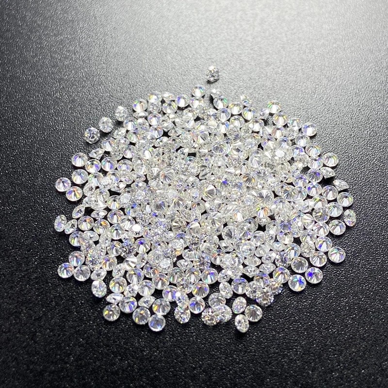 Small Sizes Loose Moissanite 0.8-1.9mm D Color VVS1 for Jewelry Making Wholesale