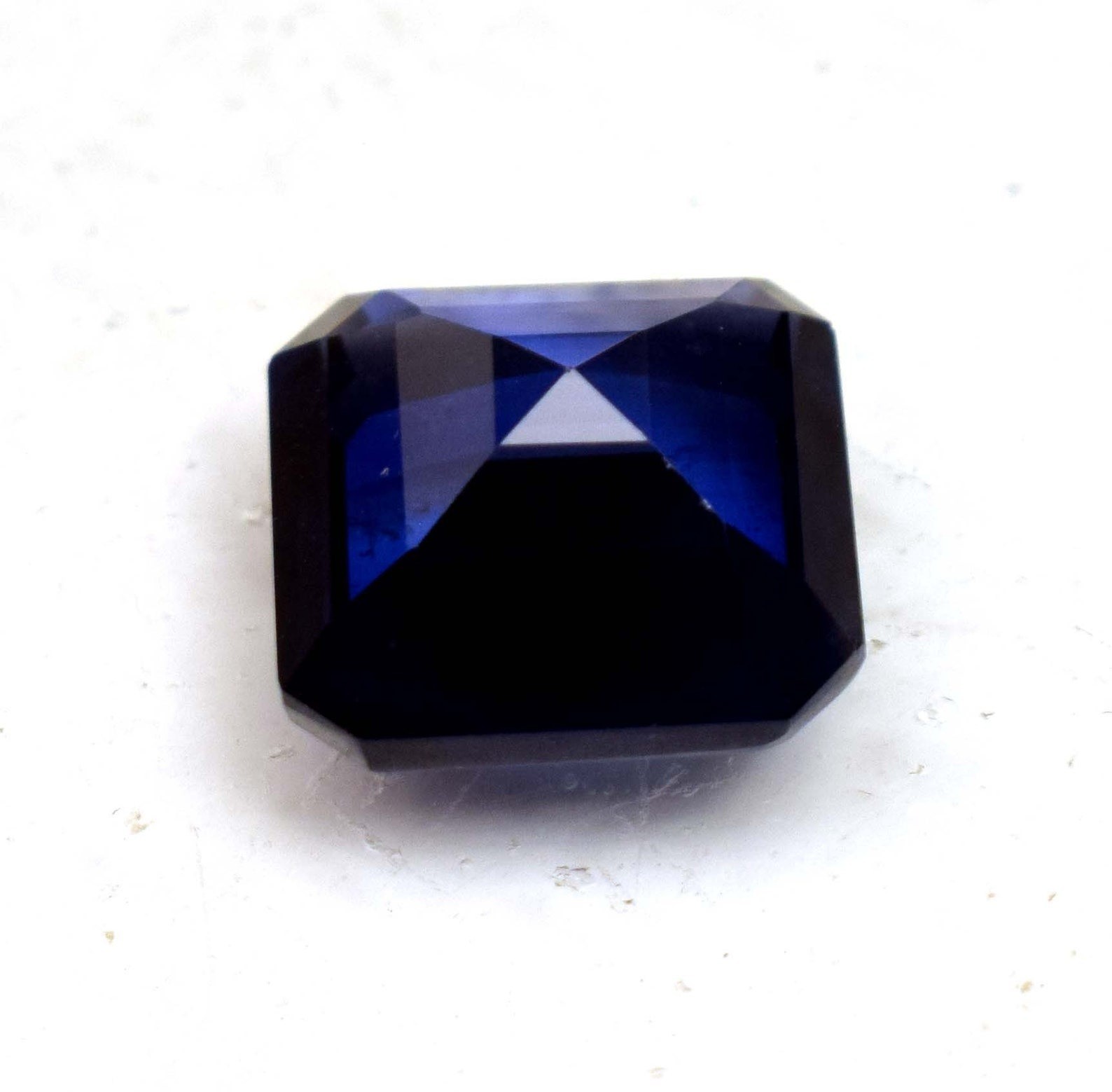 Asscher Cut Natural Kashmiri BLUE Sapphire 9.78 Ct Certified Loose Gemstone