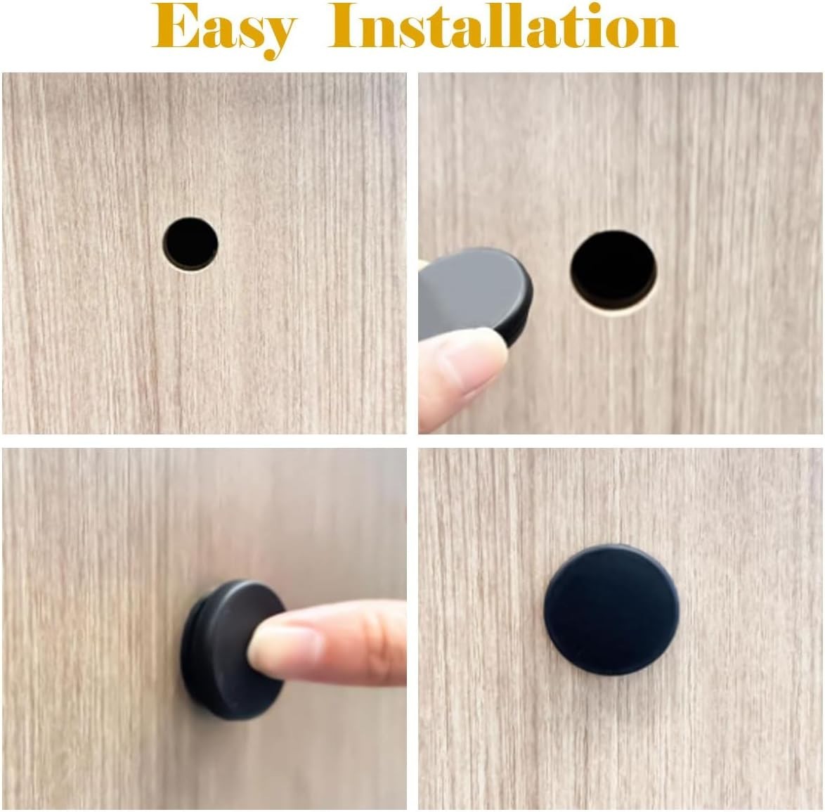 125Pcs Rubber Plugs for Round Holes, Durable and Long Service Life, 8 Sizes Hole