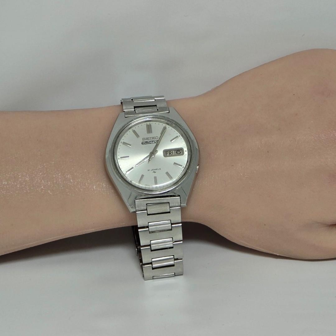 Working Seiko 5 ACTUS 7019-8010 1974 Tour Automatic 21 Stone