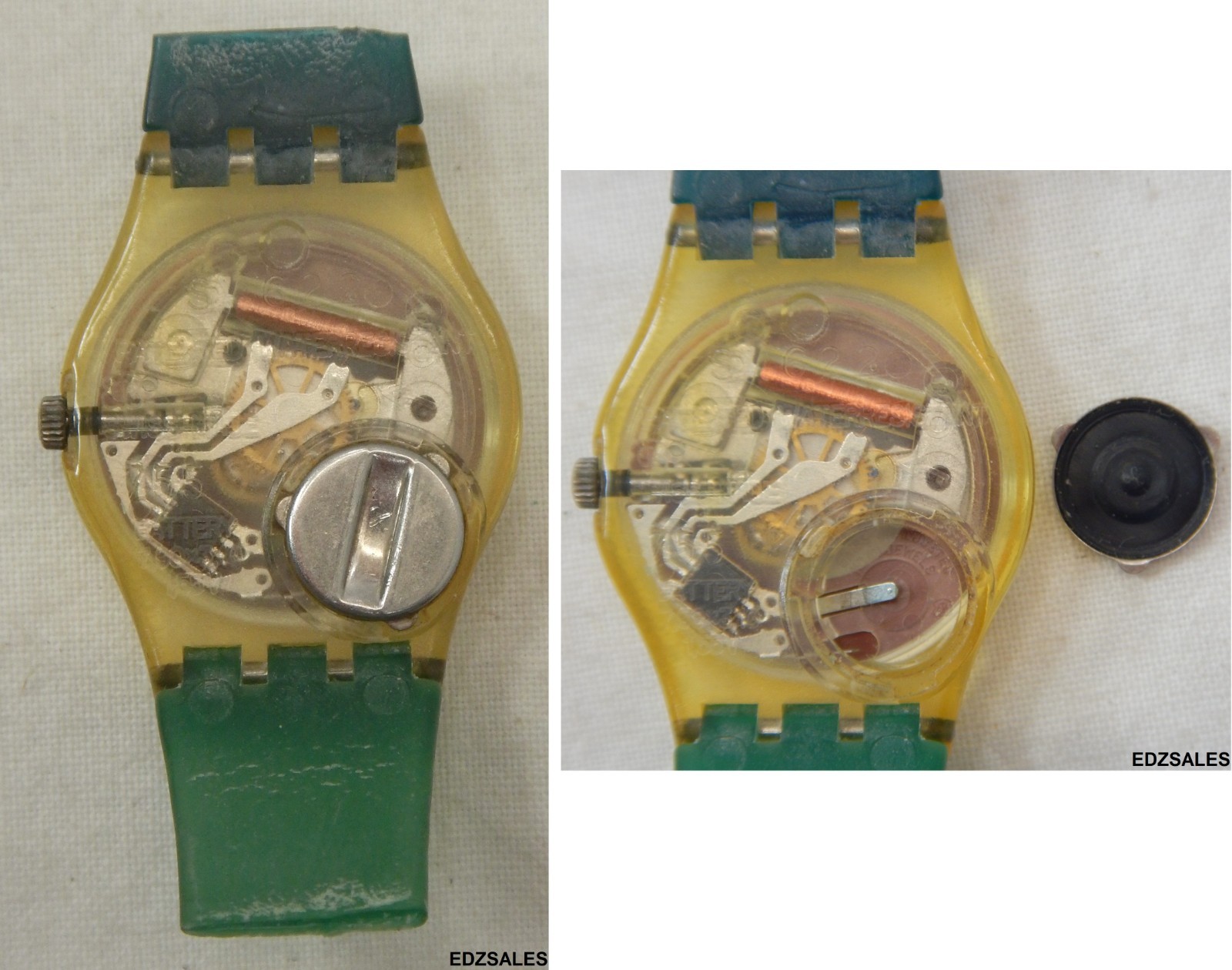3 Swatch Ladies Wristwatches – Valkyrie LP101 Liquid Sky LG104 Black Coral LK101