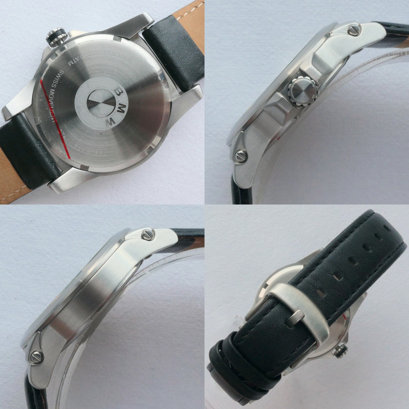 BMW Classic Pilot Racing Driver Sport Car Accessory Swiss Movement Luxury Watch