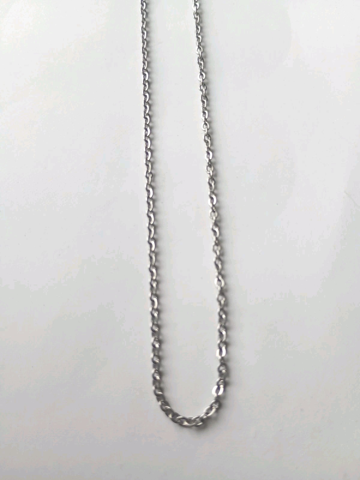 22″ – 2mm Stainless Steel Link Chain gem pendant