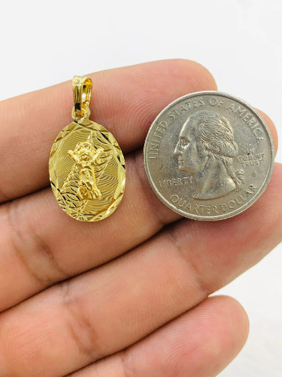 New Cadena y Medalla del Divino Nino 18″ para Hombre y Mujer en Oro Laminado 14K
