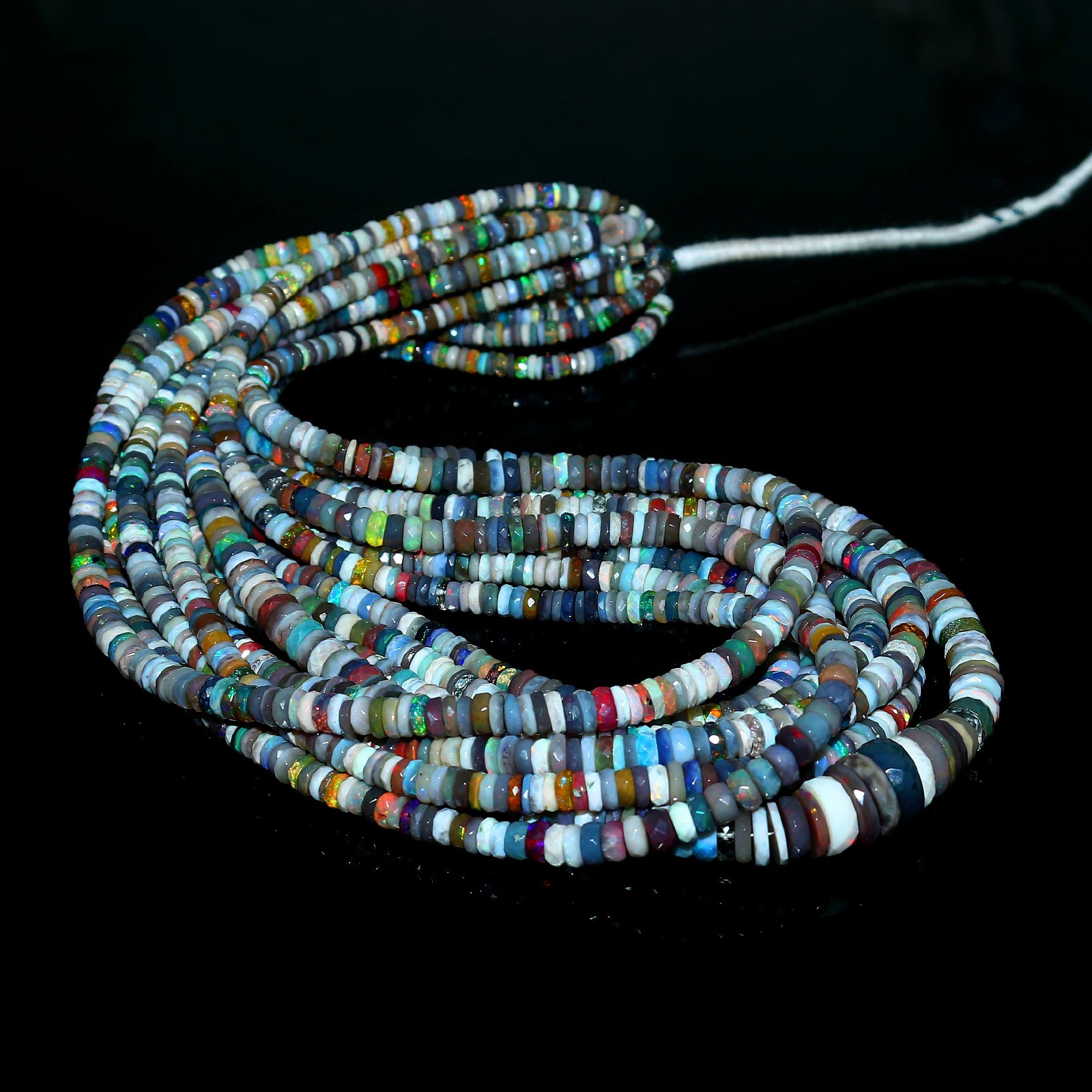 Gemstone Opal Bead Tyre Opal bead Multi-Color Opal Wedding Jewelry Birthday Gift