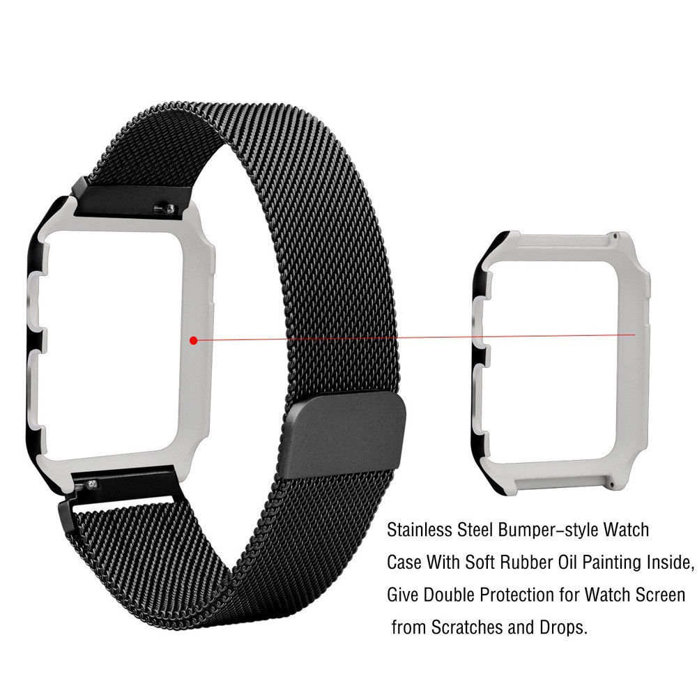 For Apple Watch Series 4 Milanese Stainless Steel Watch Band Strap 40 / 44mm