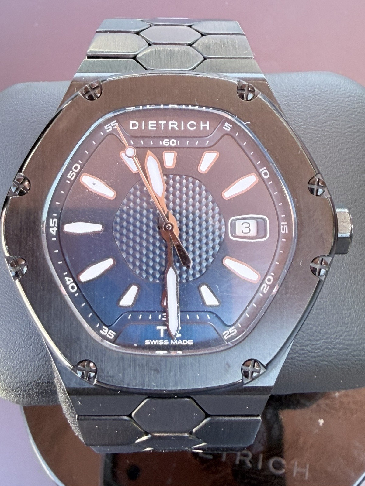 Dietrich Watch TC-1 / Time Companion PVD 44mm w/Case