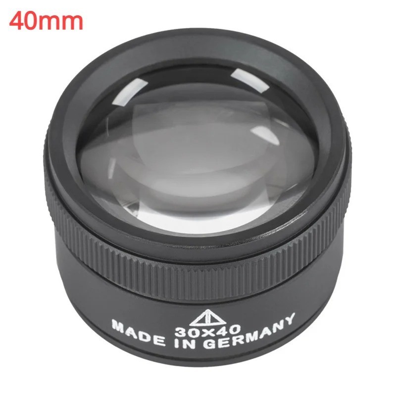 Jeweler’s Loupe 30x40mm Magnifier for Precision Watch Jewelry & Circuit Repair
