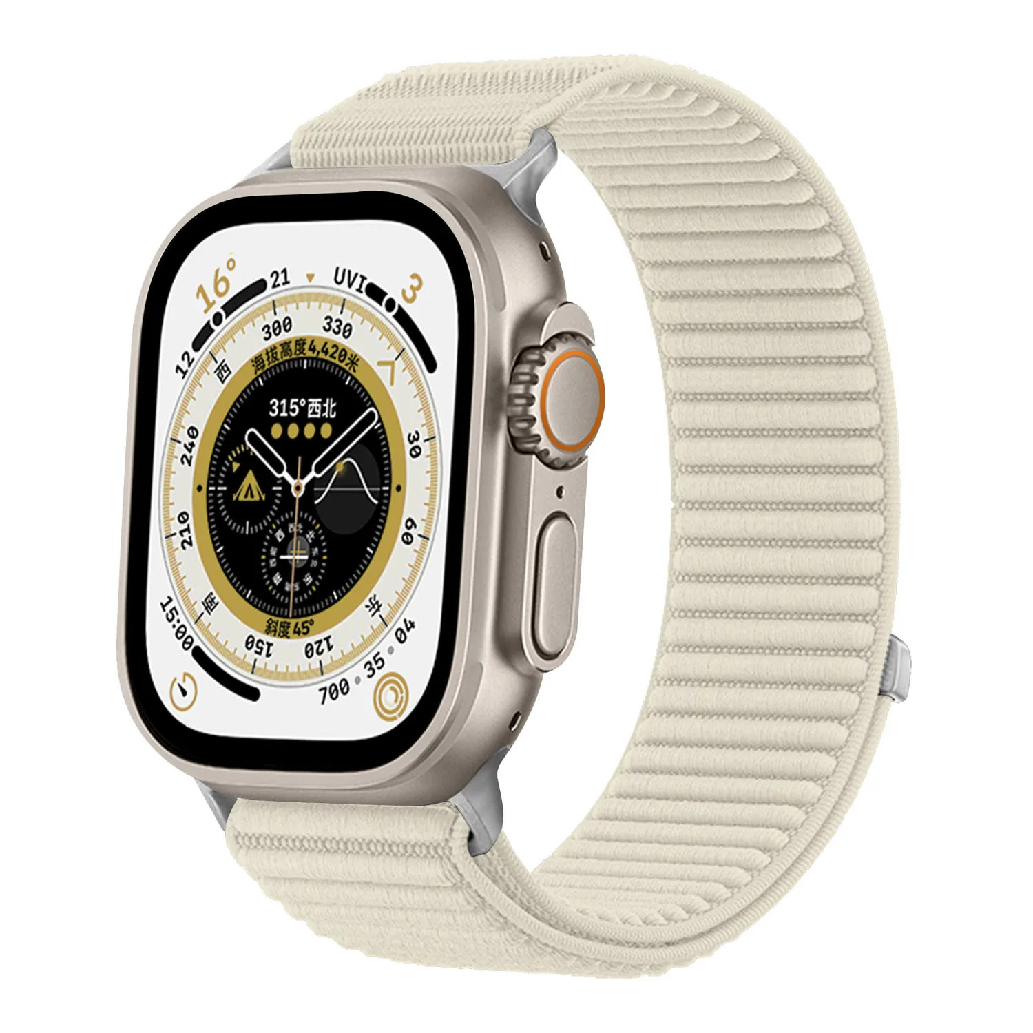Nylon Strap Wristband For Apple Watch Band 40 41 42 44 45 46 49mm Ultra Bracelet