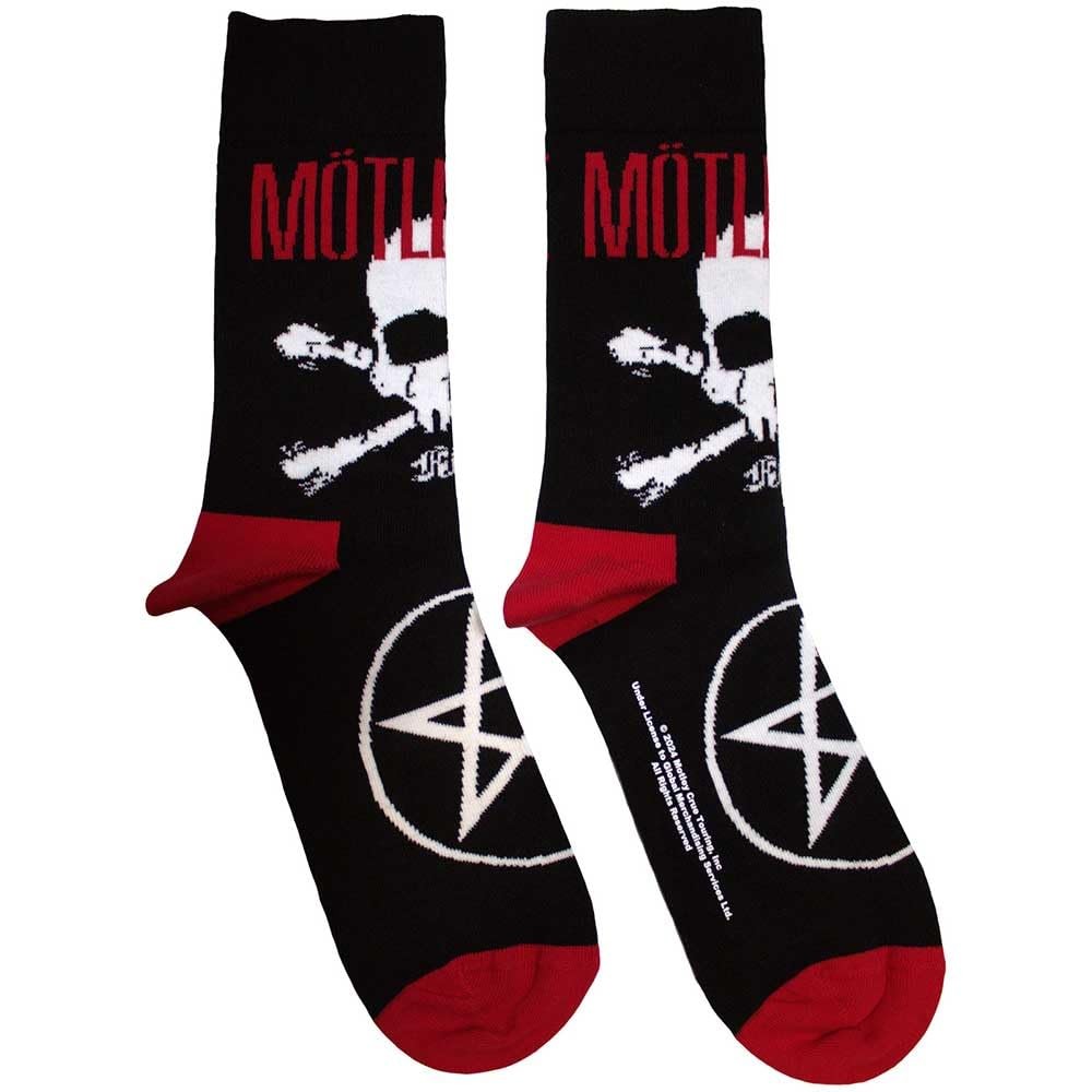 Rock Off officially licensed products Motley Crue Skull And Small, Black