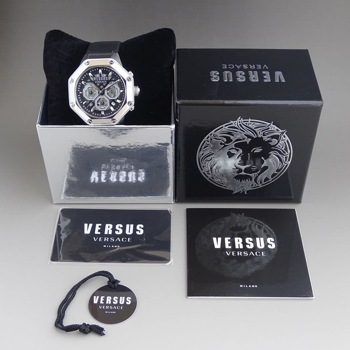 NEW Versus Versace Men’s Watch 45mm Octagonal Waterproof