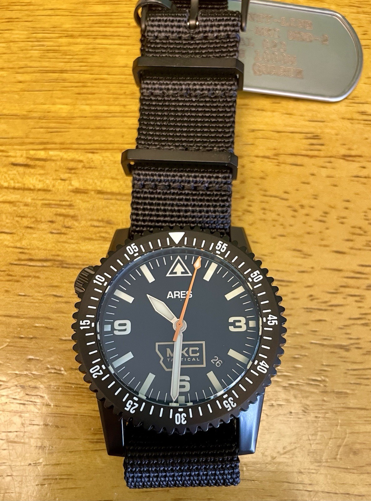 Ares DIVER-1 Montana Knife Company Grand Opening Mission Timer Watch . 1 of 30
