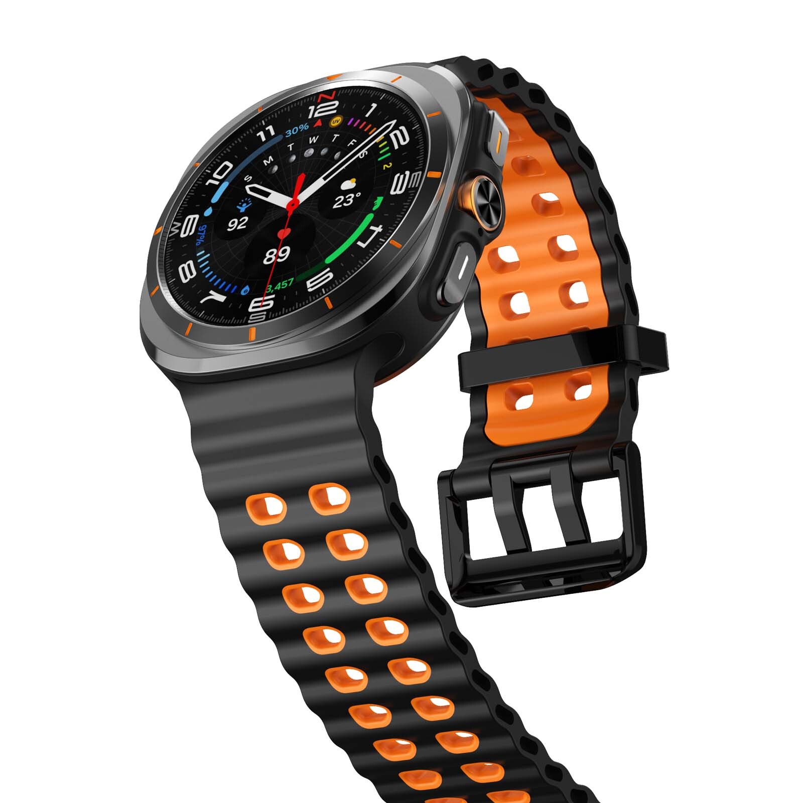 For Samsung Galaxy Watch Ultra 2 2026/2025/2024) Sport Silicone Watch Band Strap