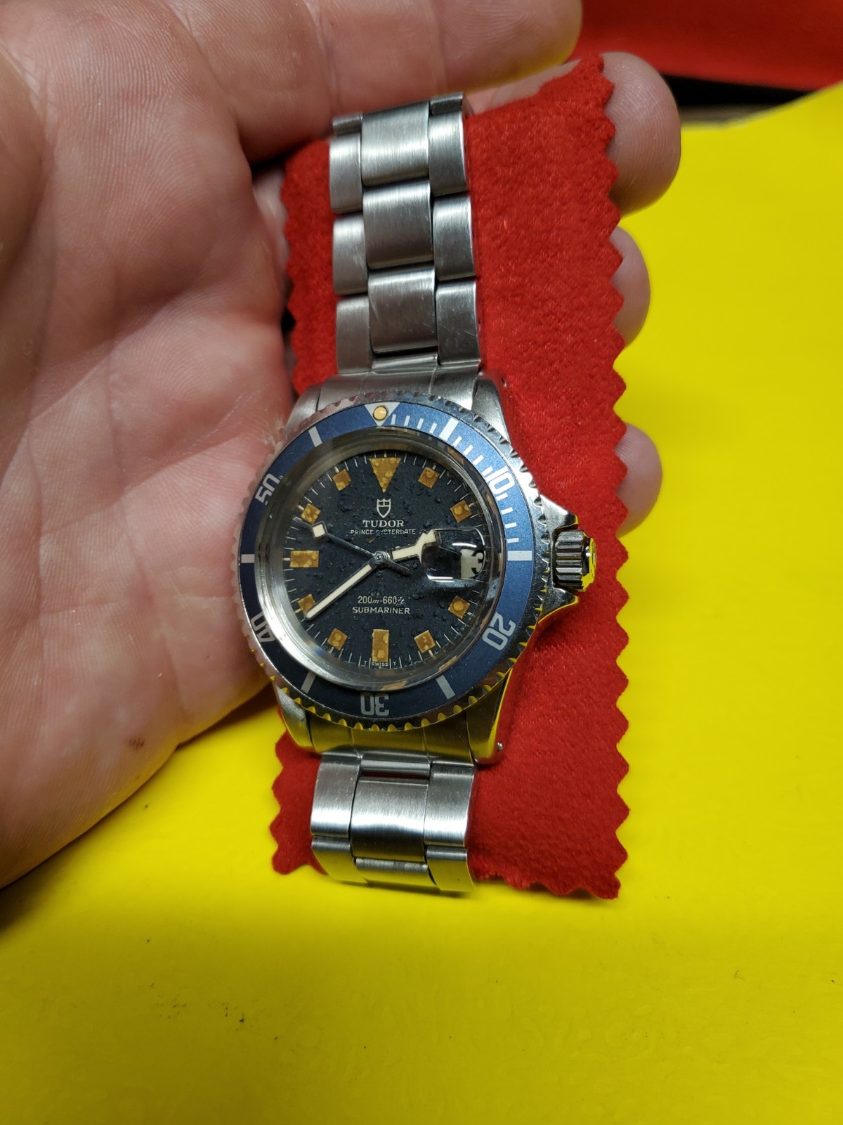 TUDOR Submariner 9411/0 Swiss Automatic Watch 39mm Snowflake Cal. ETA2784