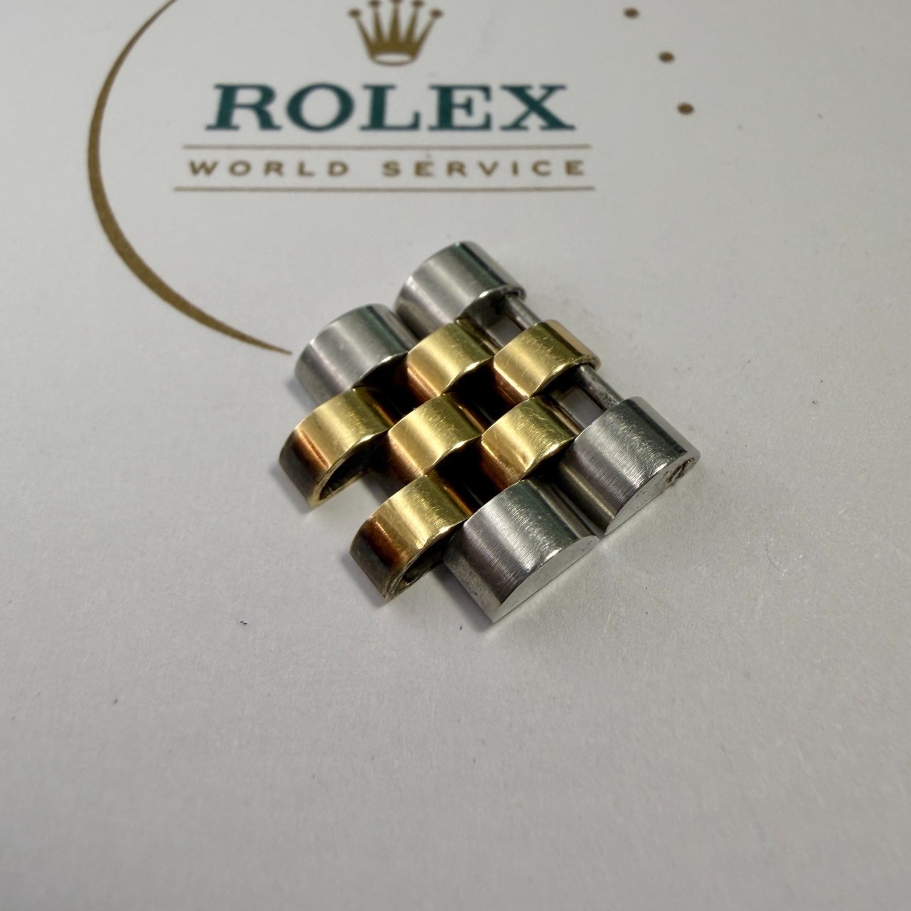 ROLEX 2Link for DATEJUST 16233 16013 YG×SS 15.5mm×6mm FZ8800