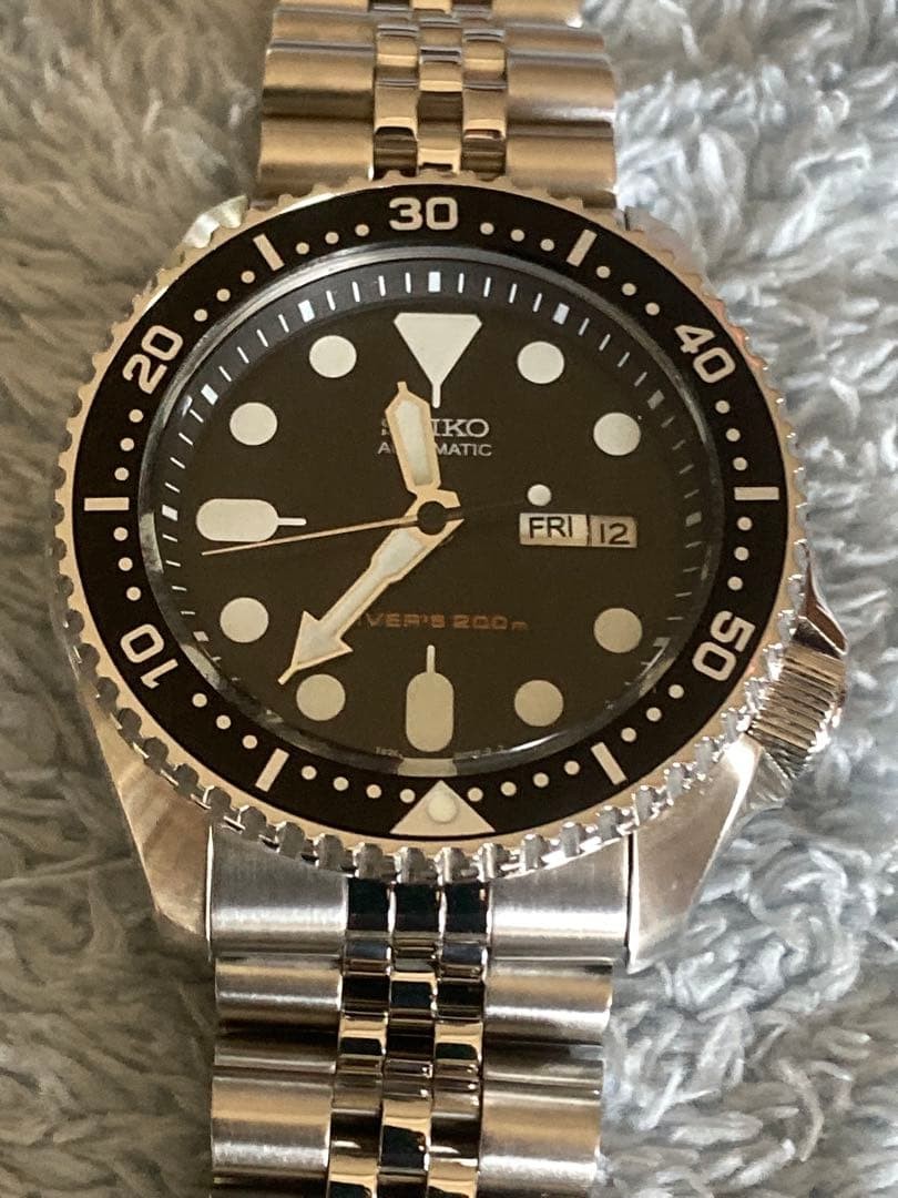 SEIKO Black Boy Diver 200m 7S26-0020 Automatic Watch Safe packing!