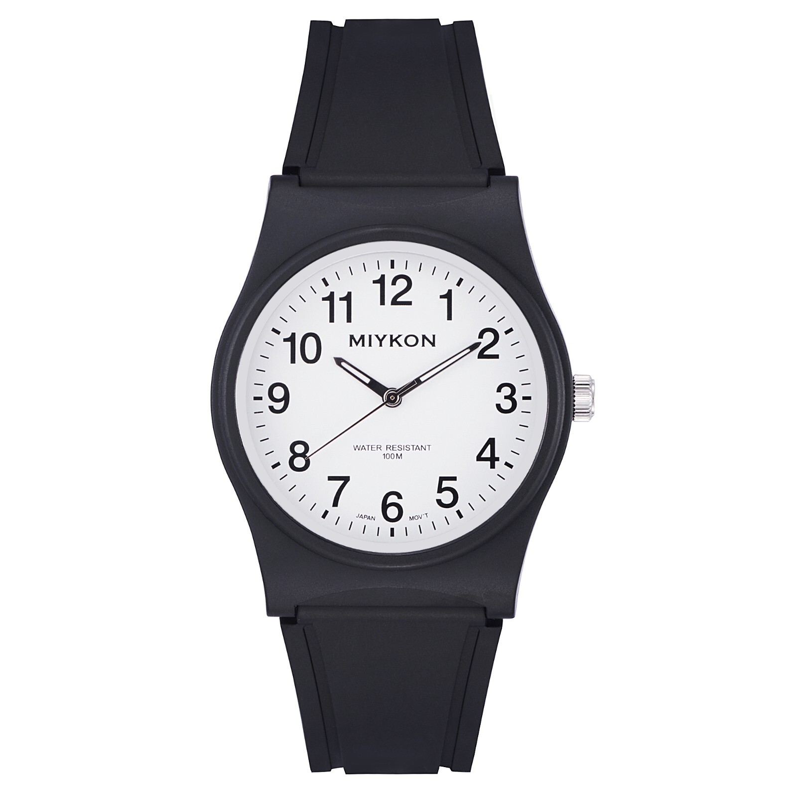 Miykon Men’s Easy Reader Resin Watch | 38mm | Japanese Quartz | Water Resistant