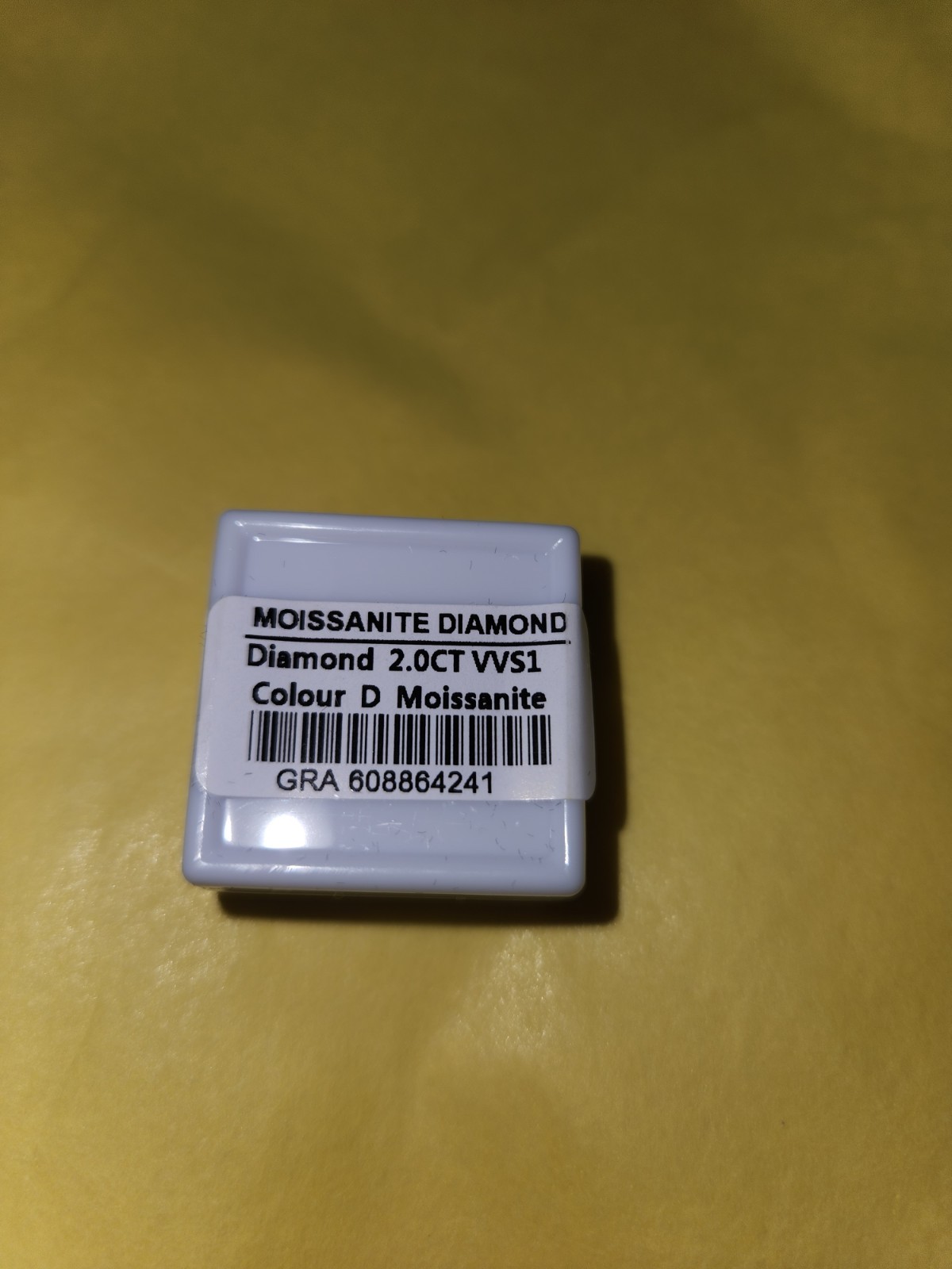 2.0 CTW MOISSANITE SINGLE STONE VVS1