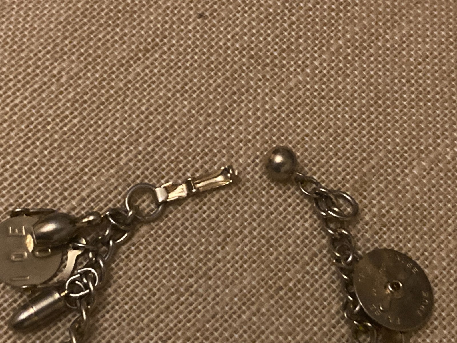 Vintage Coro Multi Dangle Charm Bracelet Gold Tone Signed 6.75″L
