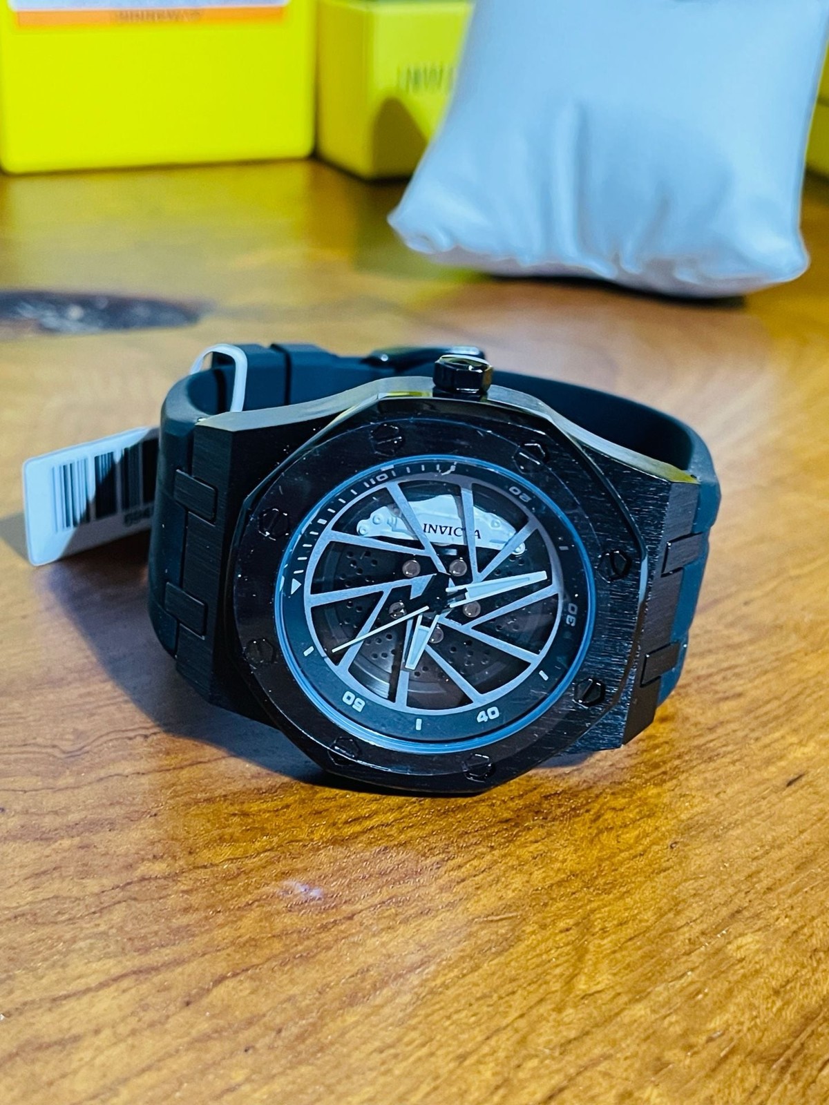 Invicta Speedway Rim Watch 42mm, Black Dial (69489)