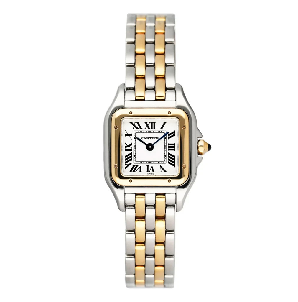 Cartier Panthère 22mm Two Tone White Dial 6692