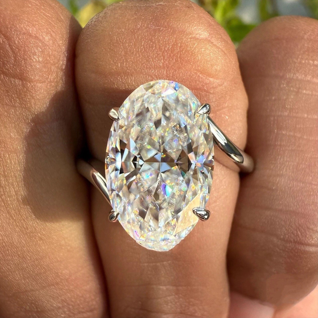 12 Ct Certified Treated Amazing White Diamond Solitaire Promise Ring.925 Silver