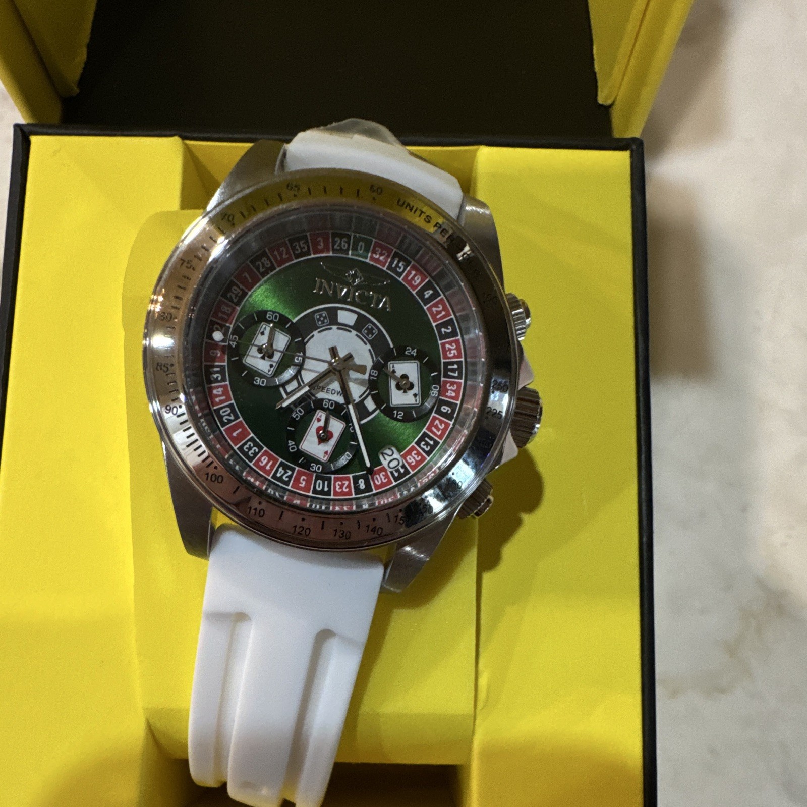 Invicta Speedway Men’s Watch – 50mm, Quartz Chronograph. Model 50493