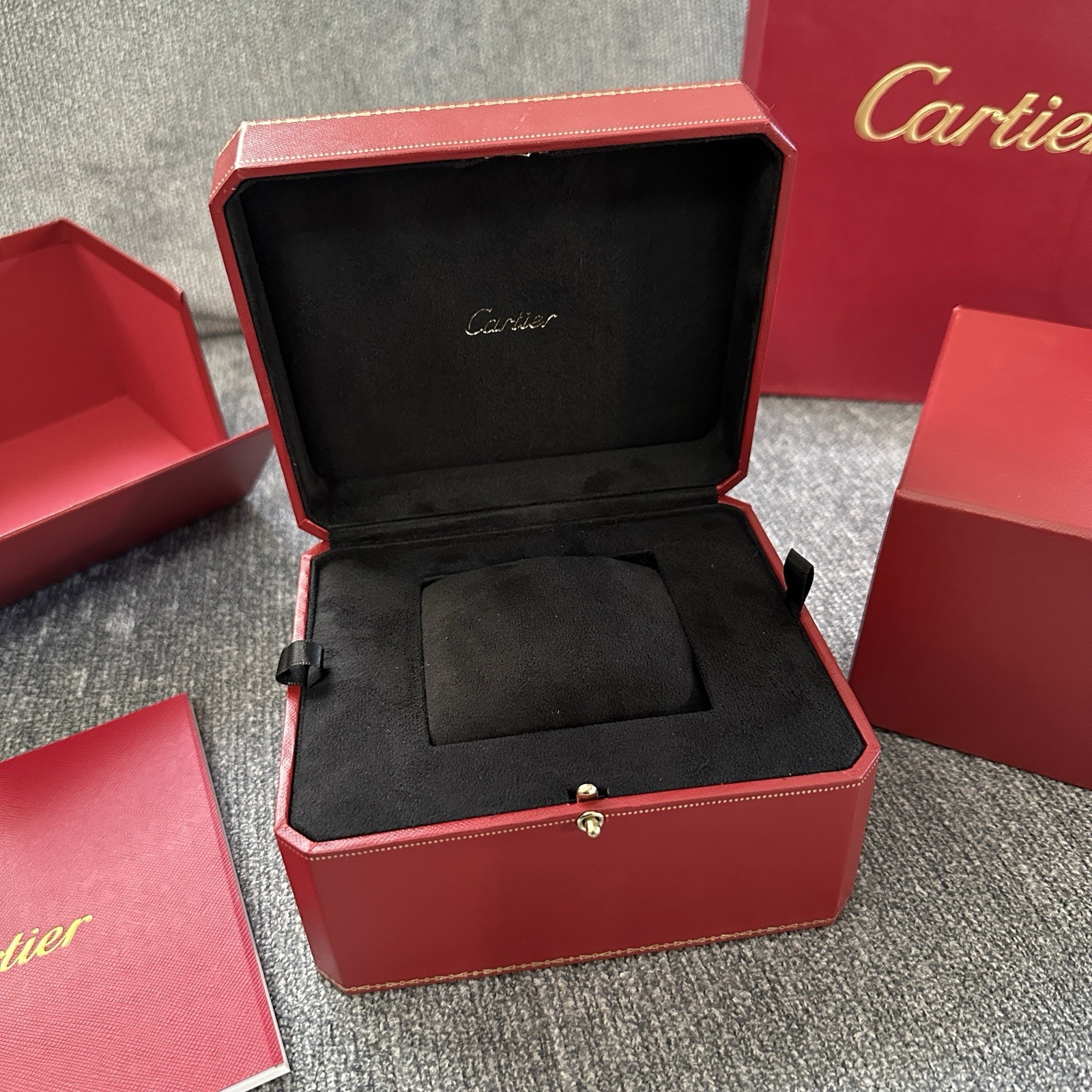 Cartier Storage Box Watch Case Full Set Included