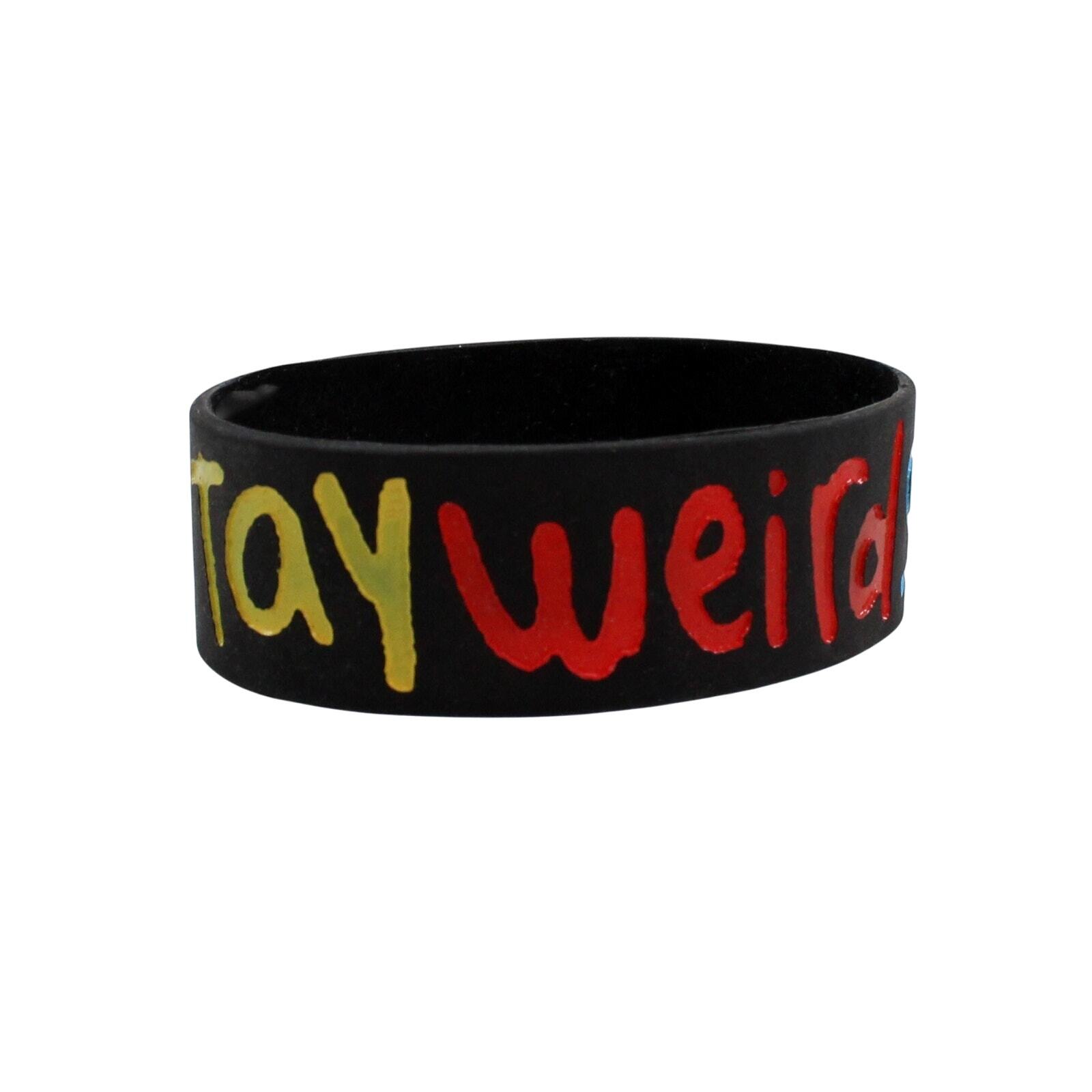 Hot Topic Silicone Bracelet ” Stay Weird , Stay You ” B2173