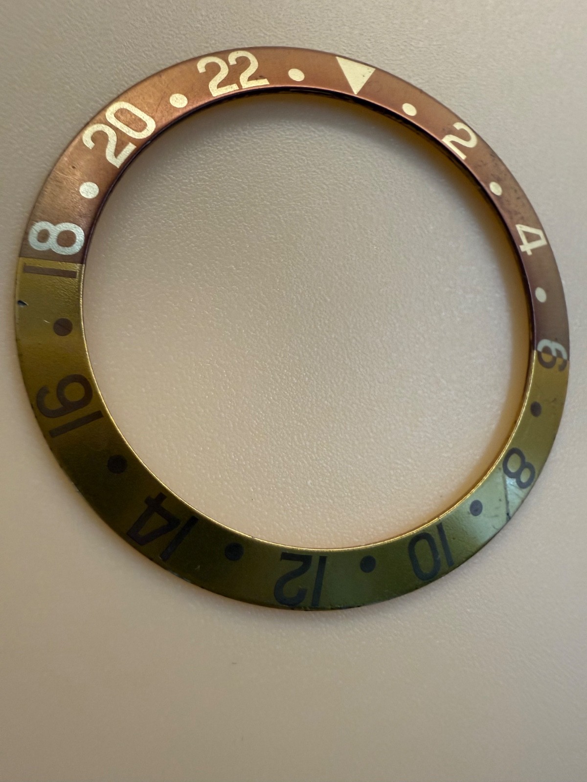 Authentic Rolex GMT-Master II 16713 16718 Root Beer/Bronze Bezel Faded Insert