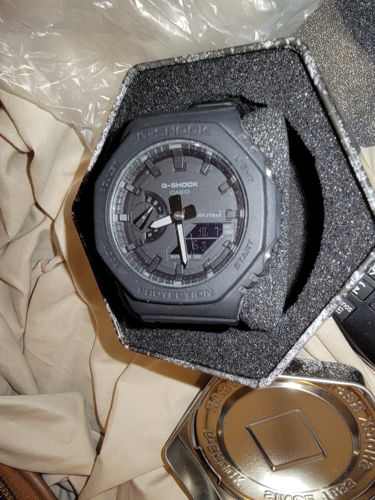 Casio G-SHOCK 45.4mm Black Carbon/Resin Case, Men’s Wristwatch