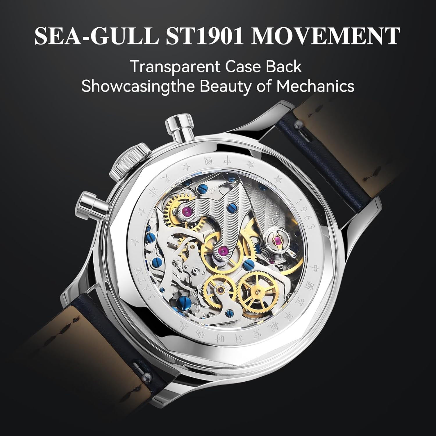 Seagull 1963 Aviation Pilot Chronograph Mechanical Watch – GD Edition