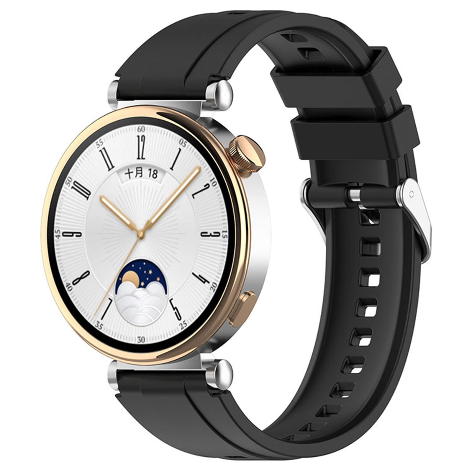 18MM/22MM Optional Silicone Watch Strap Watch Accessories for HUAWEI WATCH GT4