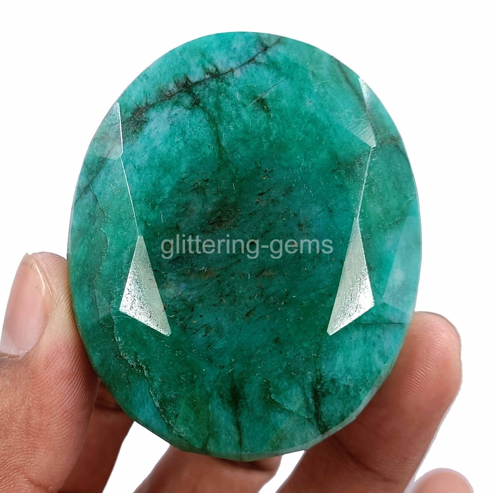 688 Ct Attractive Green Emerald IGL Oval Cut Certified Loose Gemstone 24JO