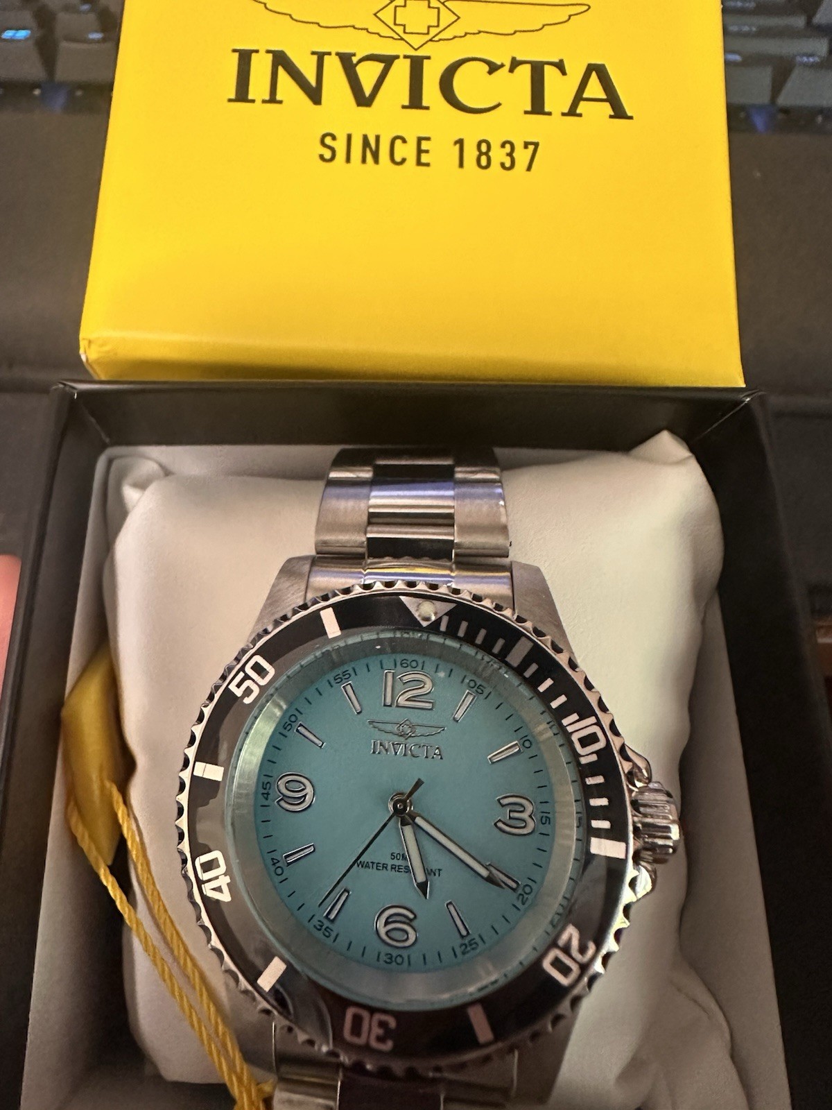 Invicta Specialty Men’s Watch 40mm Steel 69483 Baby Blue Dial NEW