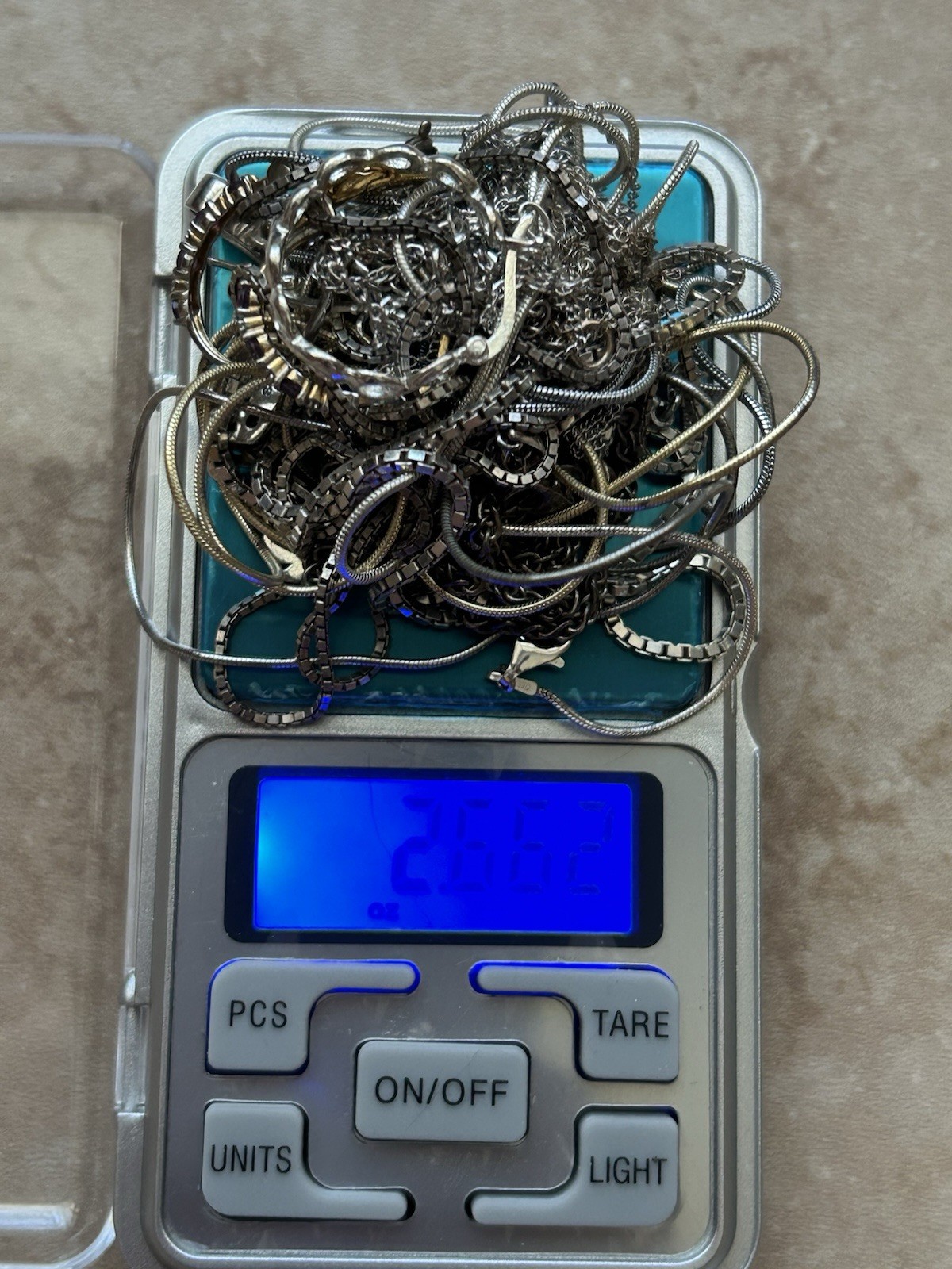 2.6 Oz 925 Stamped/plated Jewelry Lot .