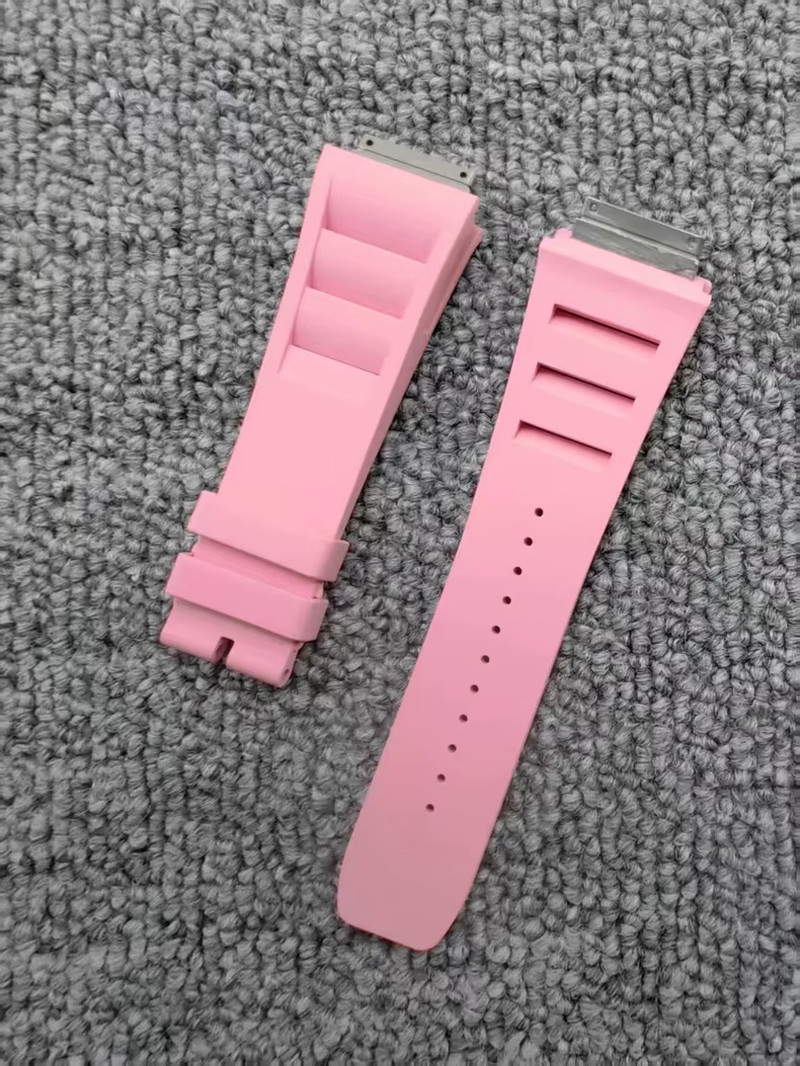 Replacement FKM Rubber Strap Watch Band Fits Richard Mille RM010 RM029 M Size