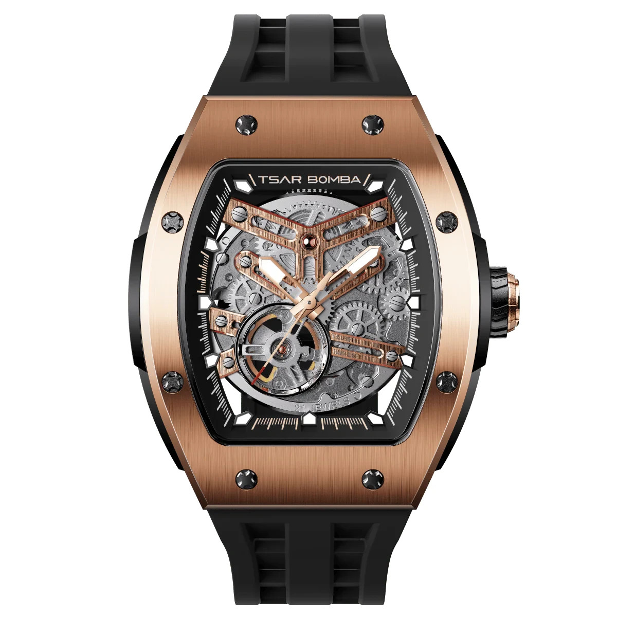 Tsar Bomba Elemental-Automatic Rose Gold Men’s Watch TB8228A-04